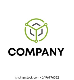 vector logo for technology company