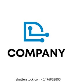vector logo for technology company