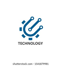 Vector Logo Technology concept illustration design 