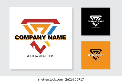 Vector logo with technology theme. for company or product brand logo.
simple vector logo design.