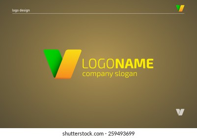 Vector logo template, brand, branding, logotype, company, identity, Vector illustration 