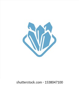 
vector logo template building in a crowd