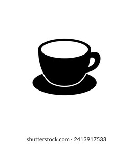 Vorlage für Vektorlogo. Kaffee-Liebe