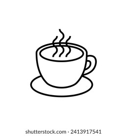 Vector logo template. Coffee love