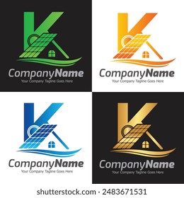 Plantilla del logotipo del Vector, logotipo colorido de la letra, inmobiliaria, construcción y diseño del logotipo del Vector de la Plantilla