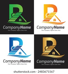 vector logo template, Colorful Letter logo, Real Estate, Building and Construction Logo Design Template Vector Icon