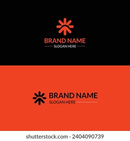Ilustración de concepto del logotipo del vector. Signo de desarrollo. Forma de flecha abstracta. Elemento de diseño.