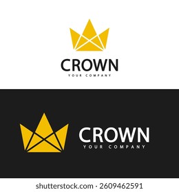 Vector Logo template. Crown logo design.  
