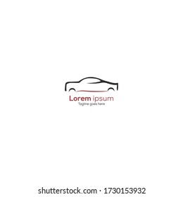 vector logo template design car