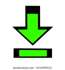 Vector logo template download green color