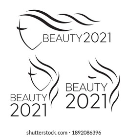 Vektorlogo-Vorlage für den Friseur. Logo-Haar-Vektorgrafik
