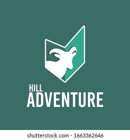 vector logo template illustration. Outdoor adventure creative badge sign. Graphic design element. outdoor adventure emblems, badges and logo patches. Mountain tourism, hiking