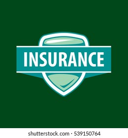 Vector logo template for an insurance company
