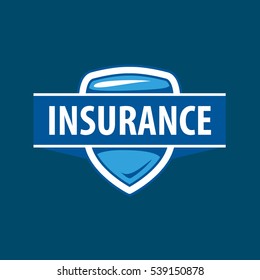 Vector logo template for an insurance company