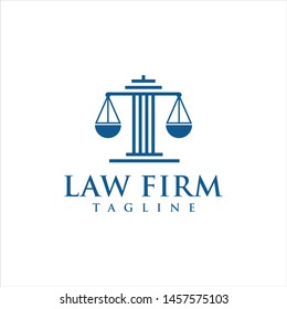 Vector logo template Law Firm