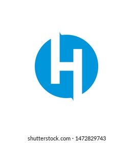 Letter H Logo Icon Design Template Stock Vector (Royalty Free ...