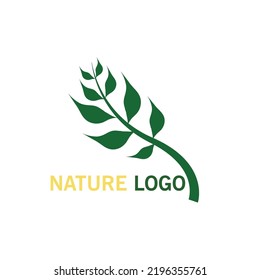 Vector logo template. Nature logo