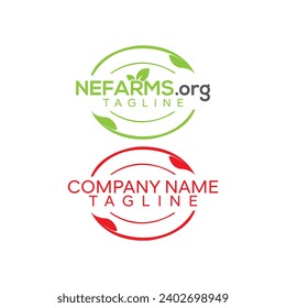 Vector logo template. Nature care