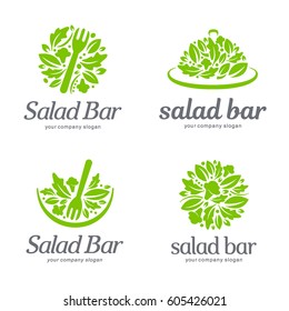 Vector Logo Template. Salad Bar