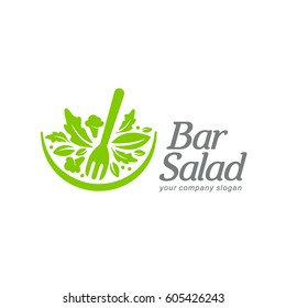 Vector Logo Template. Salad Bar