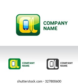 Vector logo template. Symbol, emblem