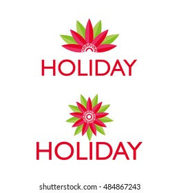 Vector logo template for tourism travel vacation fun hobby