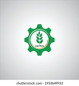 Vector logo template, Tree leaves vector, Business logo, Agriculture logo, Biotechnology