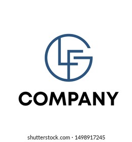 vector logo template word sign F