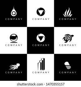 Vector Logo Templates Set Collection