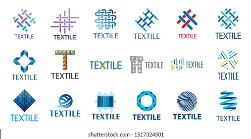 Vector Logo Of Textile Fabric And Sewing