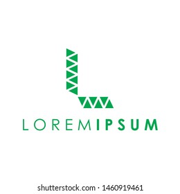 vector logo that describes modern-style polygons