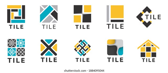 Vector logo of tiles, floors and repairs