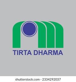 logotipo vectorial tirta dharma pdam