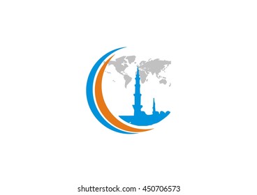 vector logo of The tour