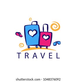 Vector logo travel