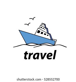 Vector logo travel
