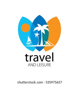 Vector logo travel