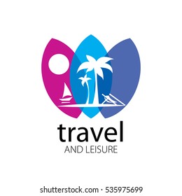 Vector logo travel