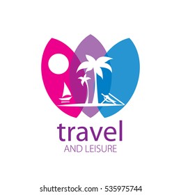 Vector logo travel