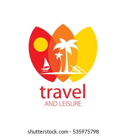 Vector logo travel