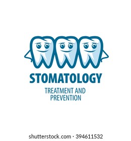 vector logo for the treatment, prevention, and protection of the teeth
