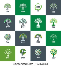 vector logo tree