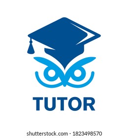 Vector logo of a tutor and educational courses