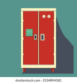 vector logo for two door wardrobe