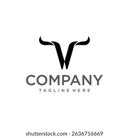 vector logo V horn. vector logo