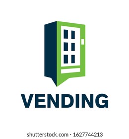 Vector Logo Of A Vending Machine With Food