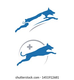 Vector logo for veterinary clinic.logo for a pet shop