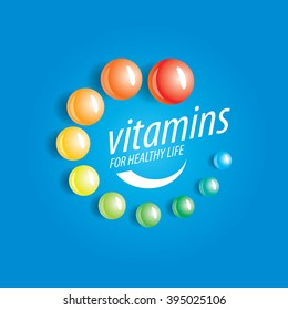 vector logo vitamins