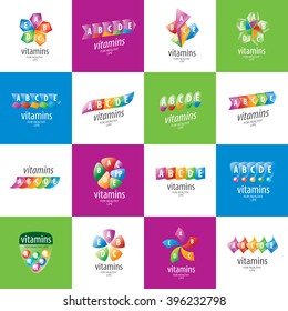 vector logo vitamins