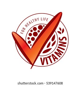 vector logo vitamins